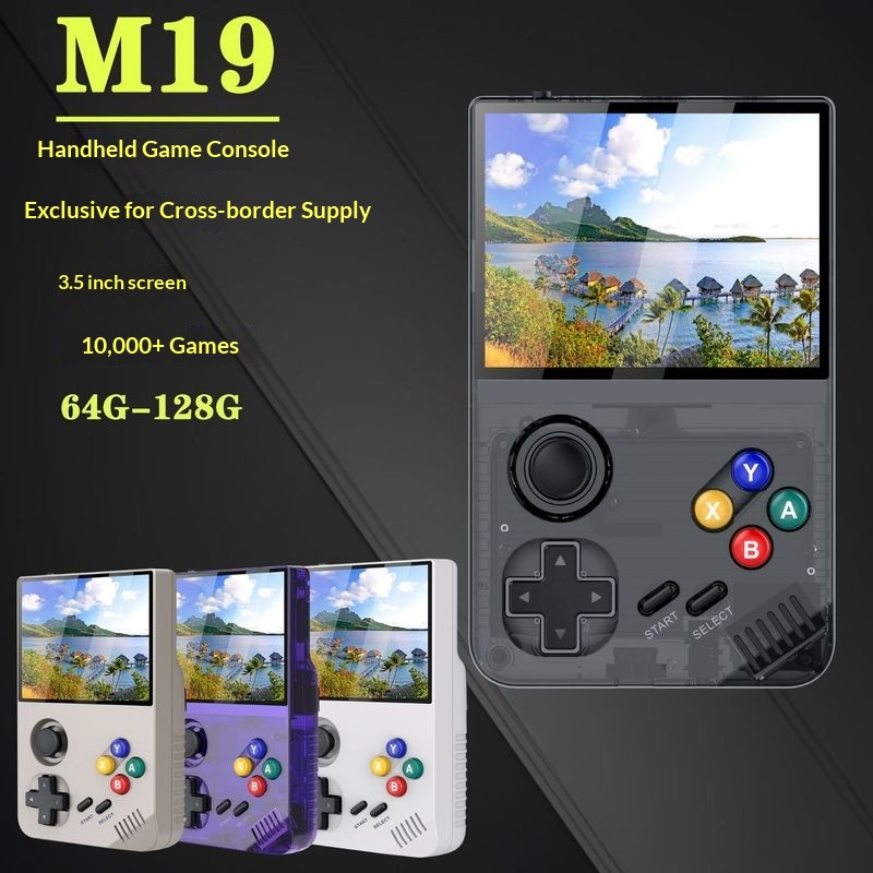 Gaming Console Power Bank - M19 Handheld Retro Game Console 3.5