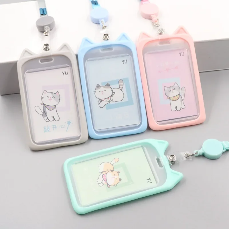 Gaming Card Holder - 1PC Cute Cartoon Cat Card Holder