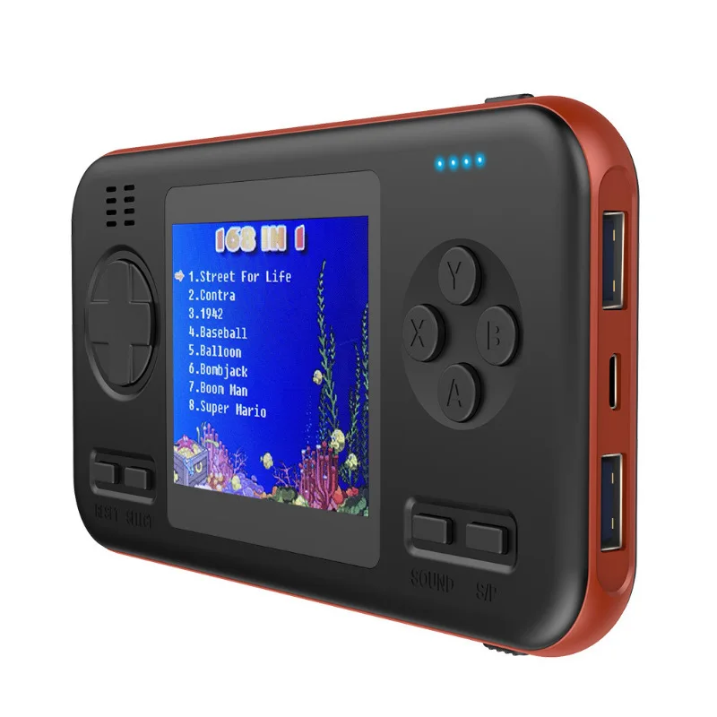 Gaming Console Power Bank - D12 2 in 1 2.8inch Retro