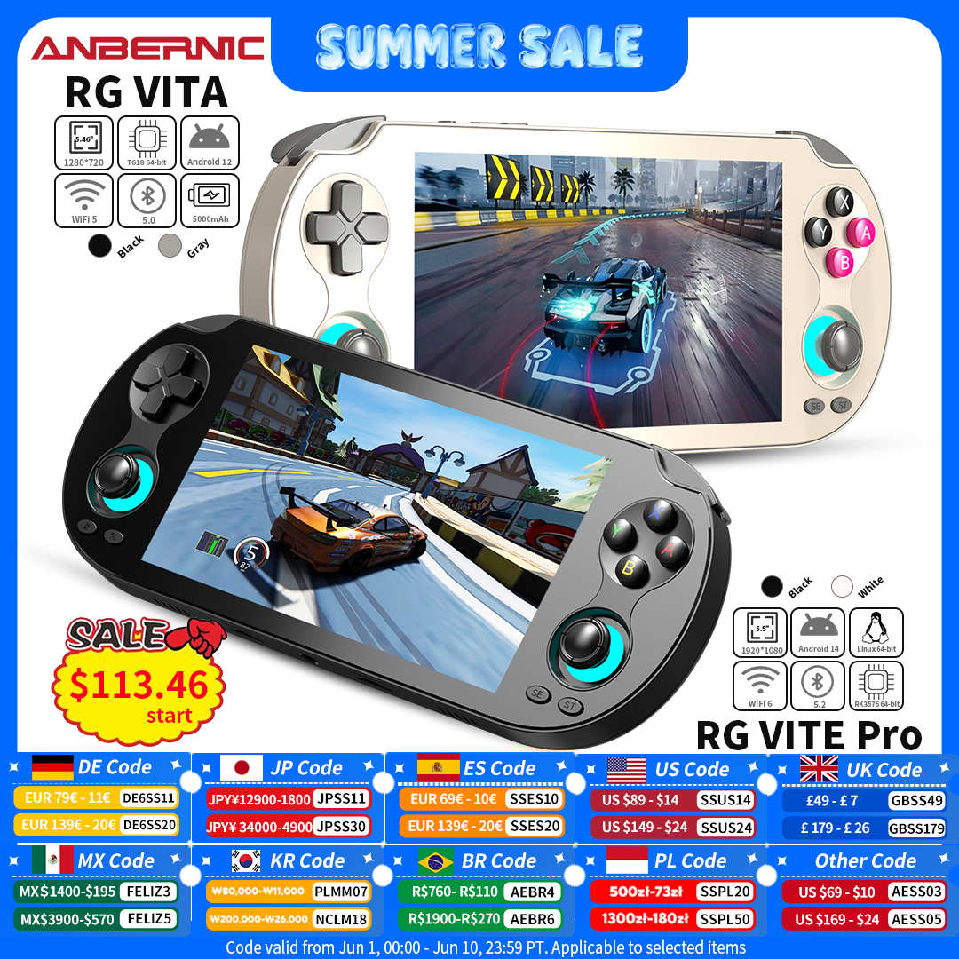 Gaming Console Handheld Android - ANBERNIC RG VITA / RG VITA