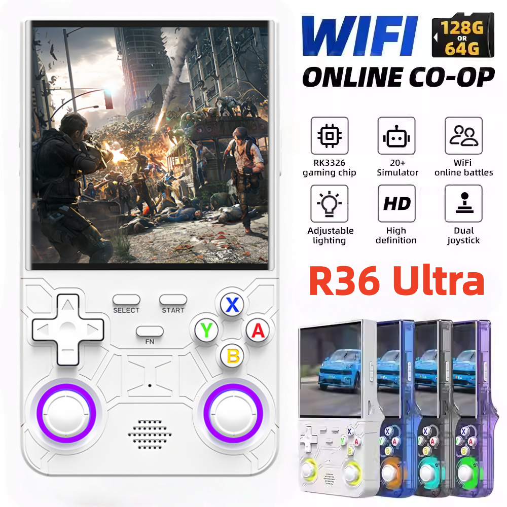 Gaming Console Power Bank - Retro R36 Ultra Handheld Video Game