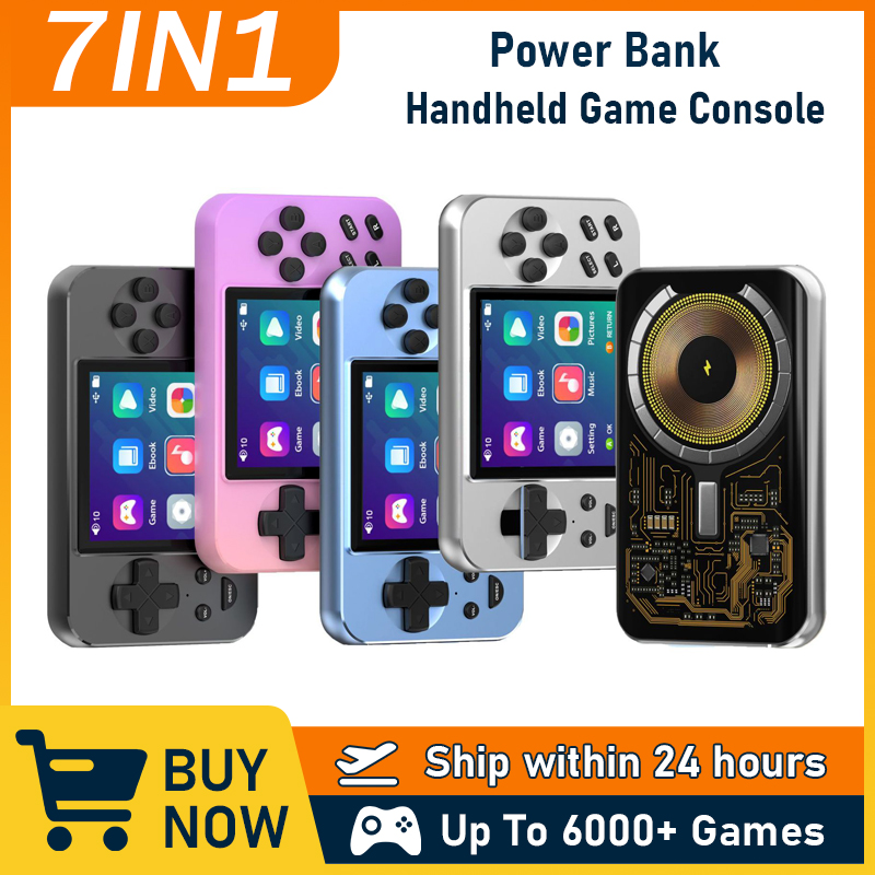 Gaming Console Power Bank - Portable Handheld Game Console Magsafe Wireless
