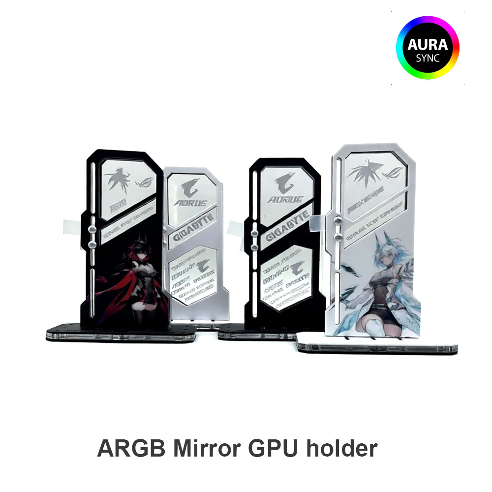 Gaming Card Holder - DIY Mirror VGA Holder ARGB Gamer