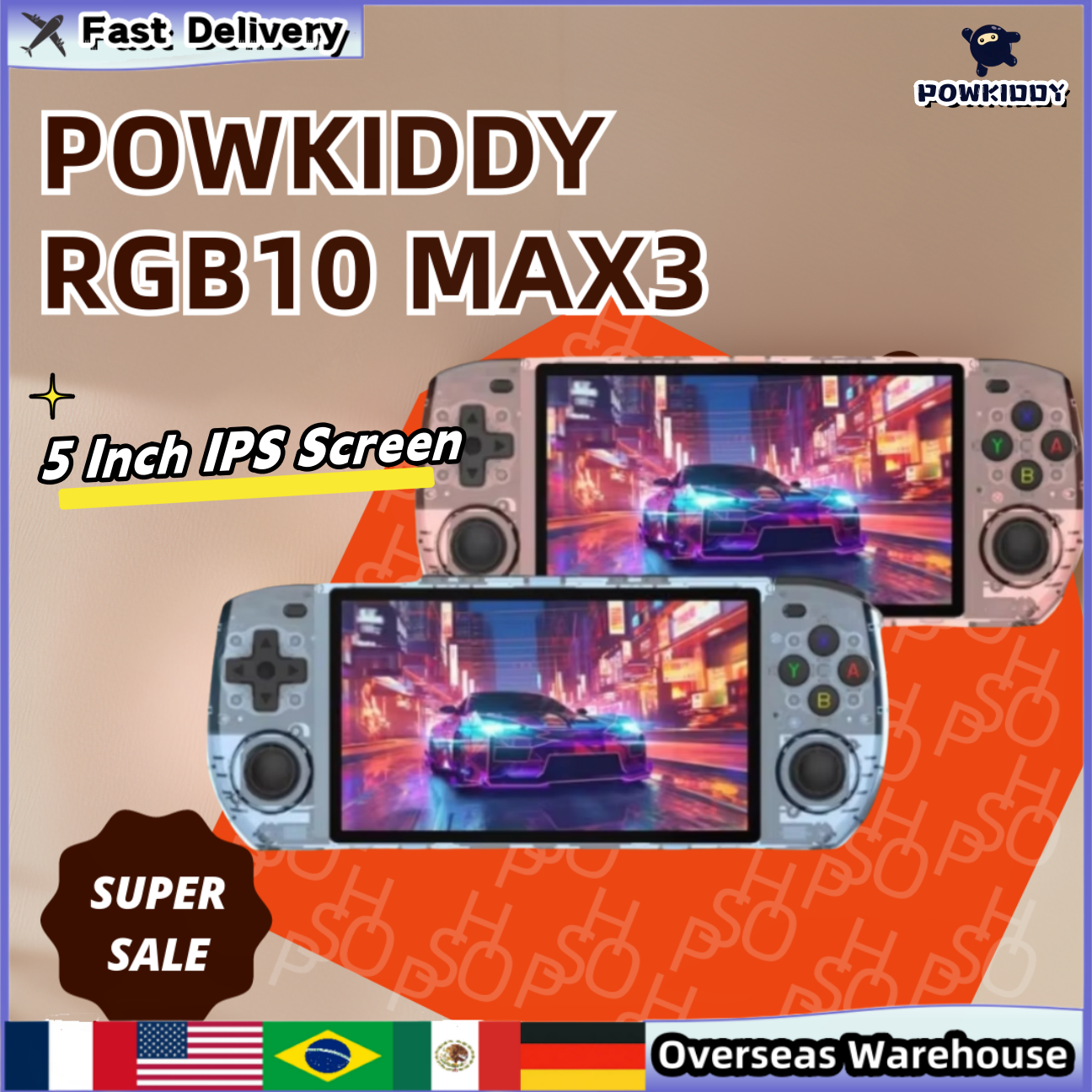 Powkiddy RGB10 Max3 Handheld G - Gaming Console Handheld Android ulasan dan harga