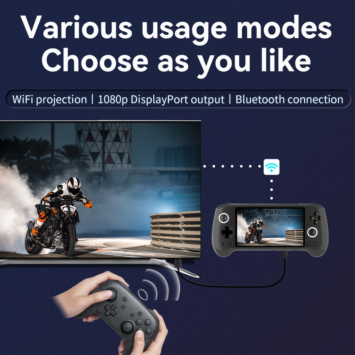 ANBERNIC RG556 Retro Video Gam - Gaming Console Handheld Android ulasan dan harga