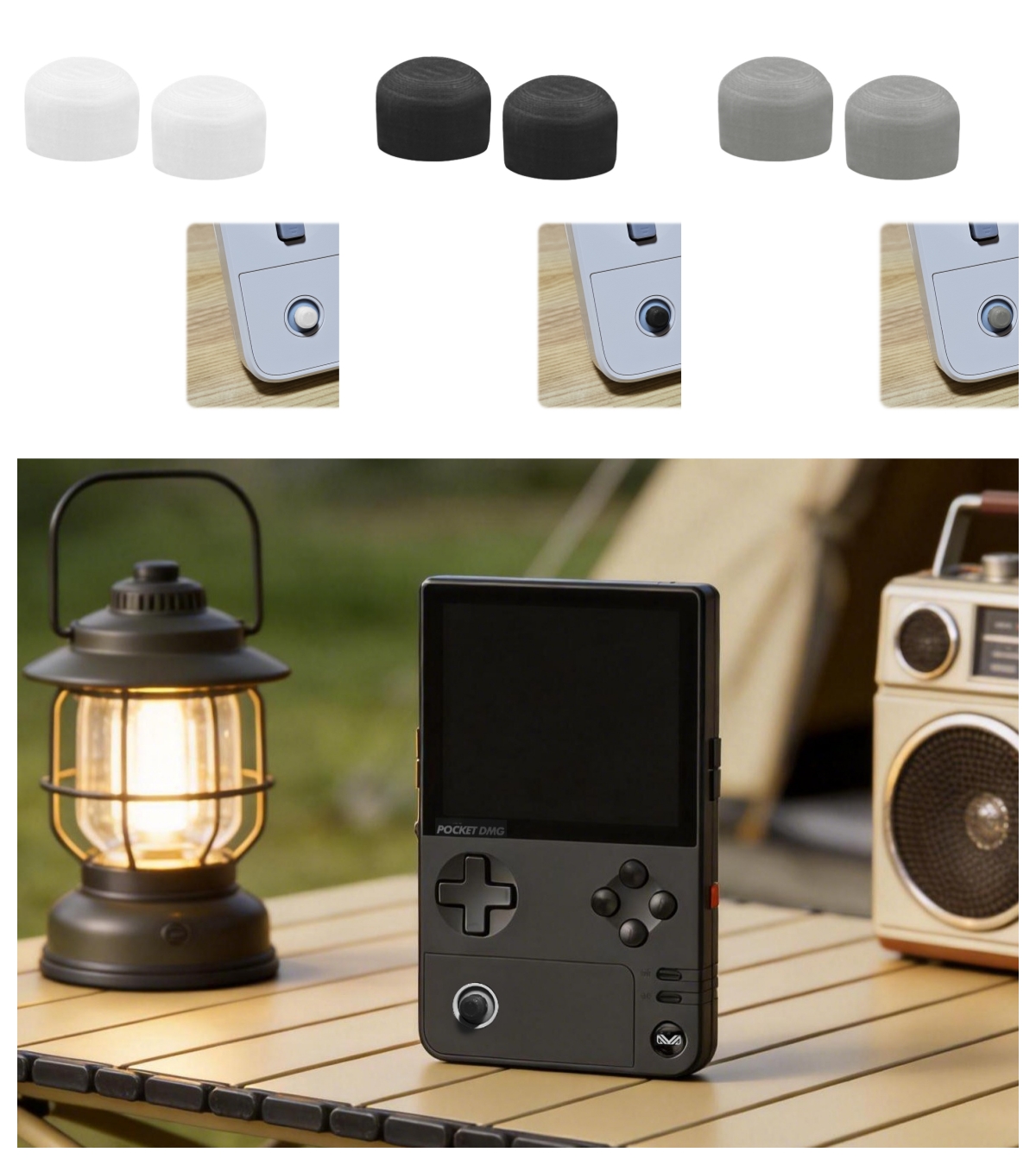 2pcs Left Joystick Cap Replace - Gaming Console Ayaneo ulasan dan harga
