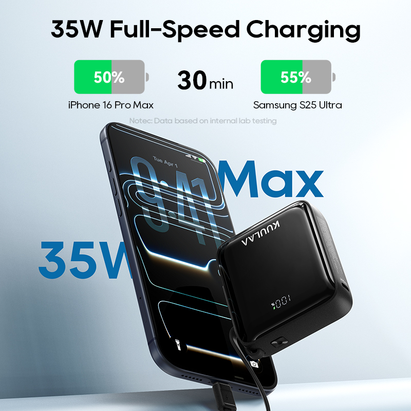 KUULAA 35W Mini Power Bank 100 - Gaming Console Power Bank ulasan dan harga