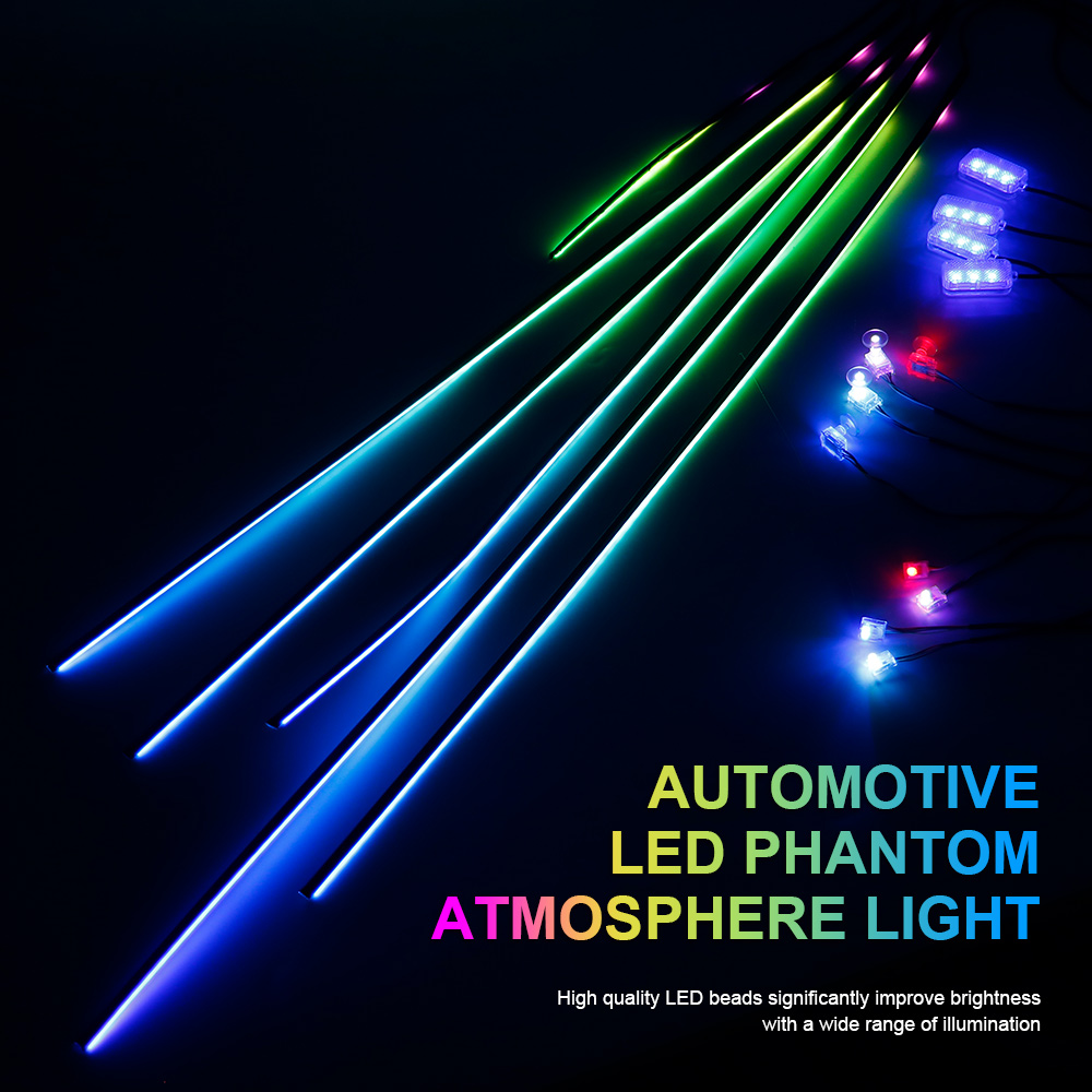 18/22 in 1 Acrylic Led Car Amb - Led Gaming Light Strip ulasan dan harga