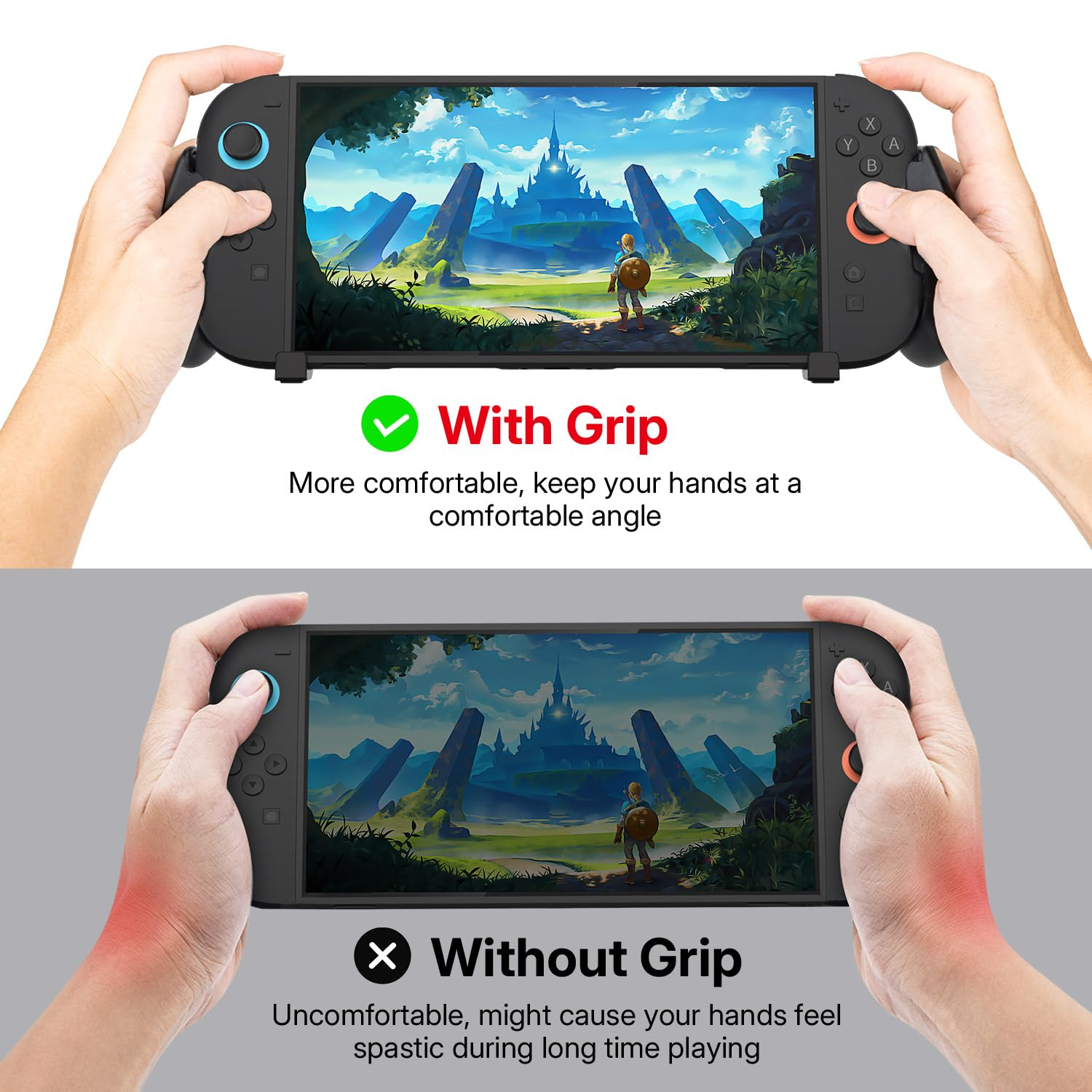 Hand Grip Case For Nintendo Sw - Gaming Card Holder ulasan dan harga