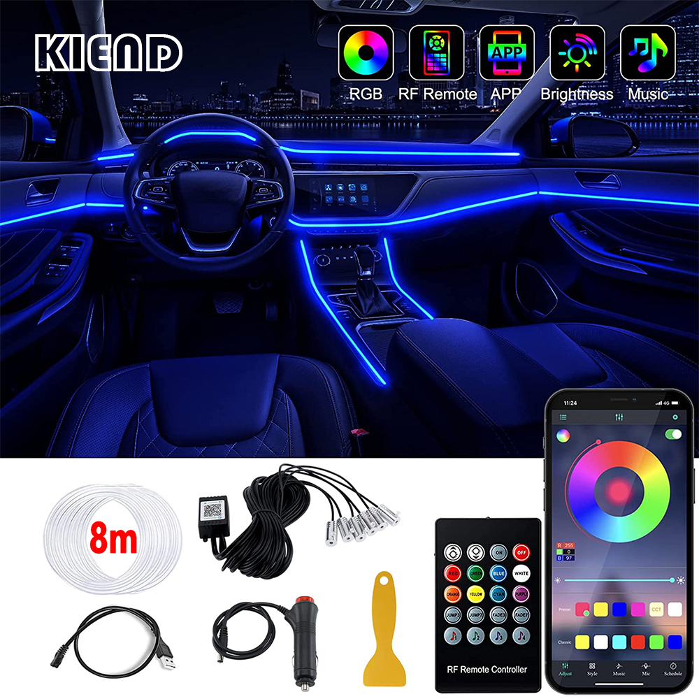 LED Car Interior Ambient Strip - Led Gaming Light Strip ulasan dan harga
