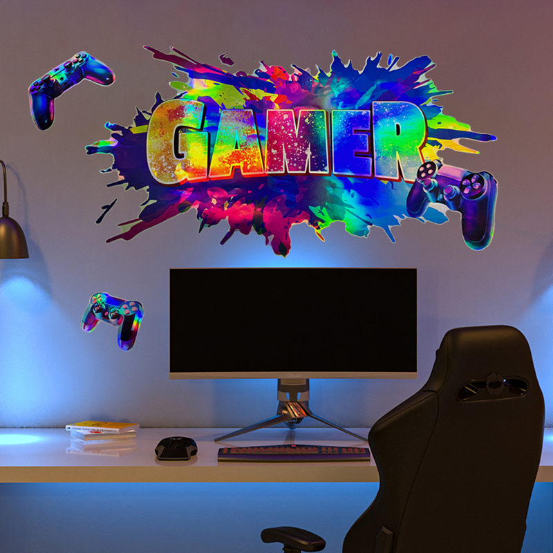 Laser Material Color Gradient  - Gaming Console Game Zone ulasan dan harga