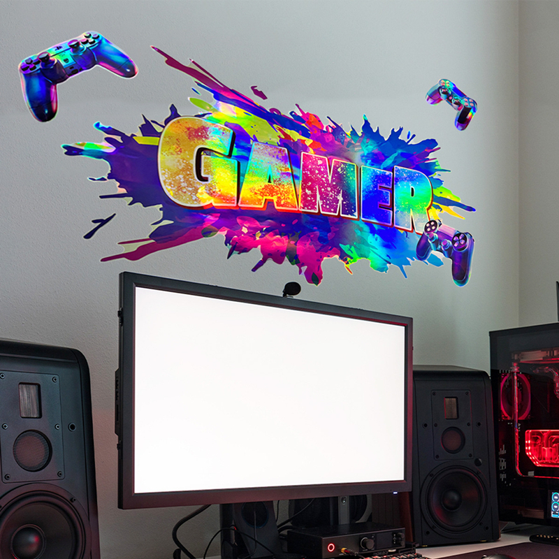 Laser Material Color Gradient  - Gaming Console Game Zone ulasan dan harga
