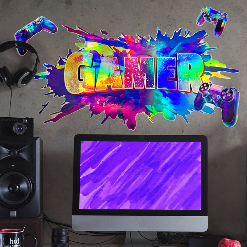 Laser Material Color Gradient  - Gaming Console Game Zone ulasan dan harga