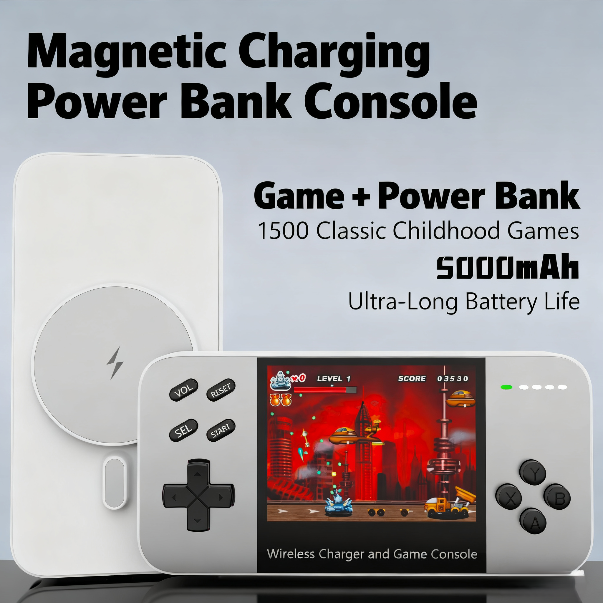 New game console with 1500 gam - Gaming Console Power Bank ulasan dan harga
