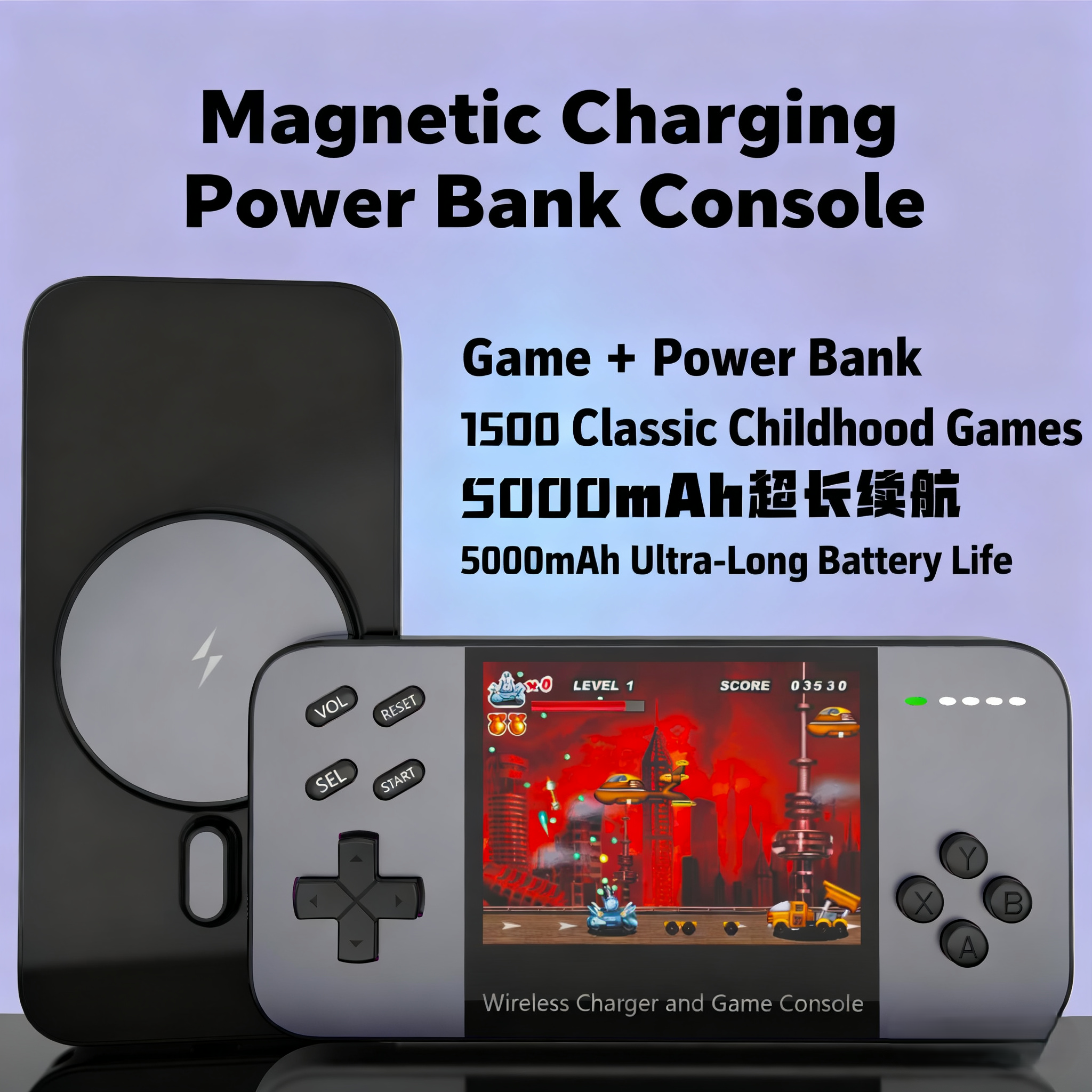 New game console with 1500 gam - Gaming Console Power Bank ulasan dan harga