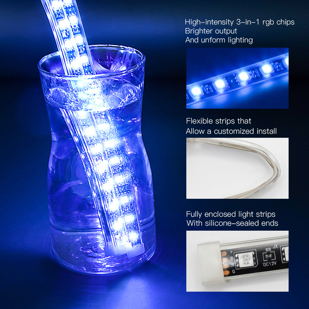 12 PCS Motorcycle LED Light ki - Led Gaming Light Strip ulasan dan harga
