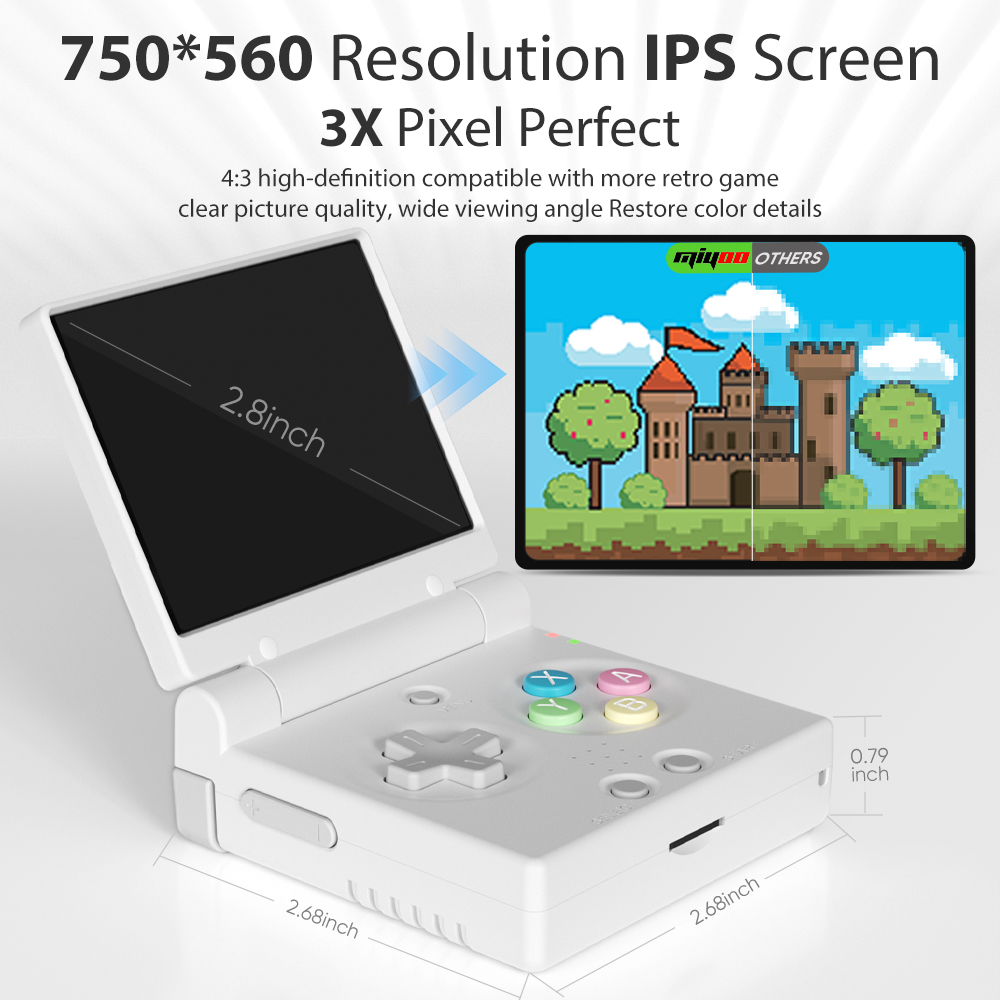 MIYOO Mini Flip Retro Handheld - Gaming Console Power Bank ulasan dan harga