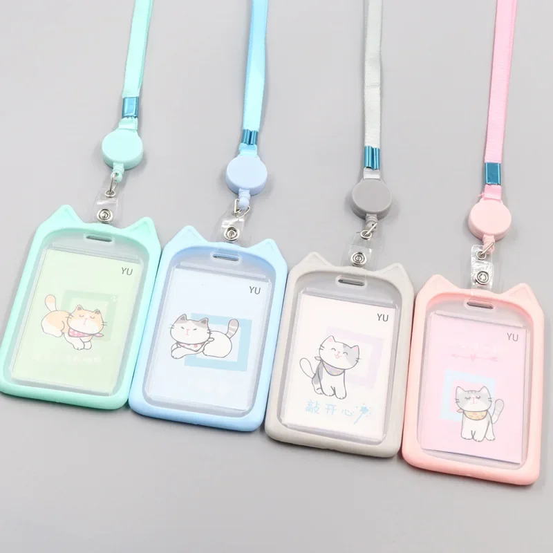 1PC Cute Cartoon Cat Card Hold - Gaming Card Holder ulasan dan harga