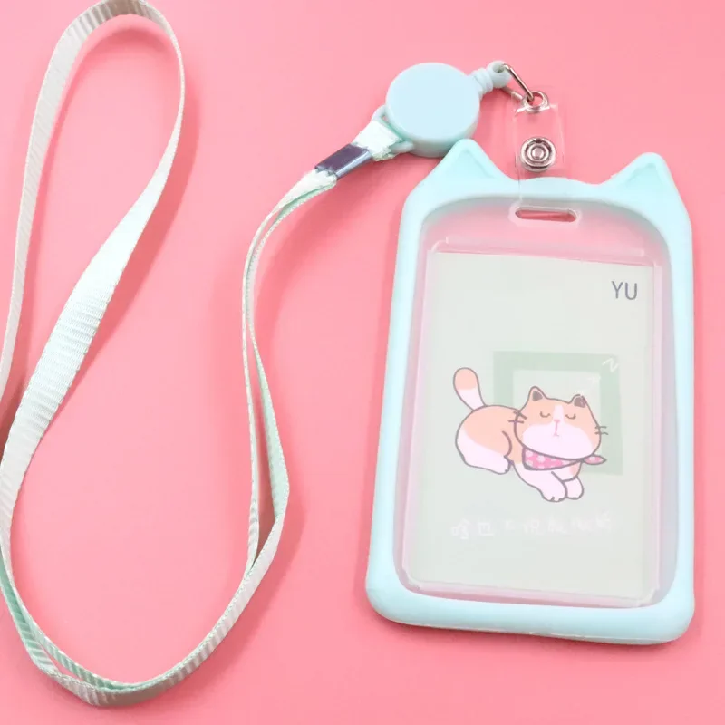 1PC Cute Cartoon Cat Card Hold - Gaming Card Holder ulasan dan harga