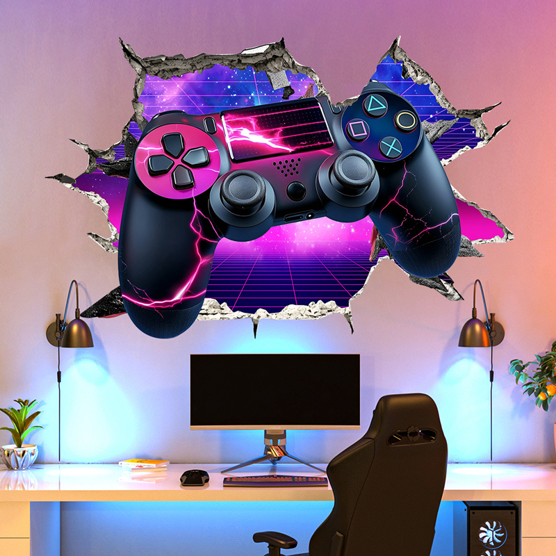 Larger Gaming Poster Walls Hol - Gaming Console Game Zone ulasan dan harga