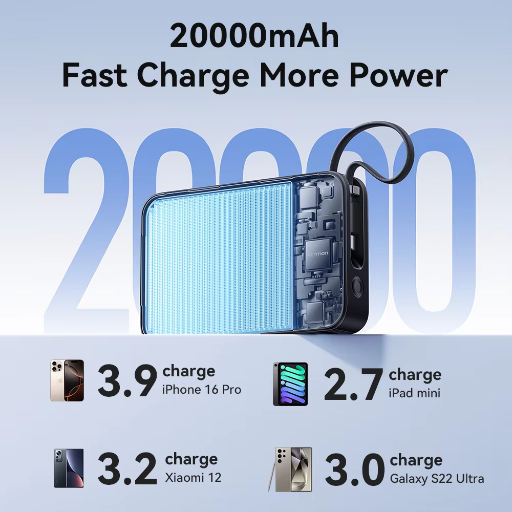 Vention Power Bank 20000mAh Po - Gaming Console Power Bank ulasan dan harga