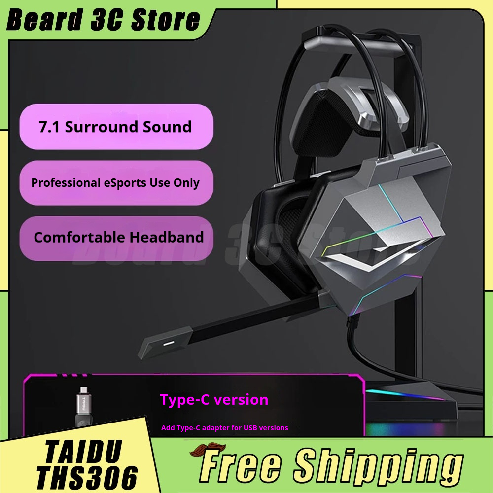 Taidu Ths306 Wired Gaming Head - Gaming Console Connect With Phone ulasan dan harga