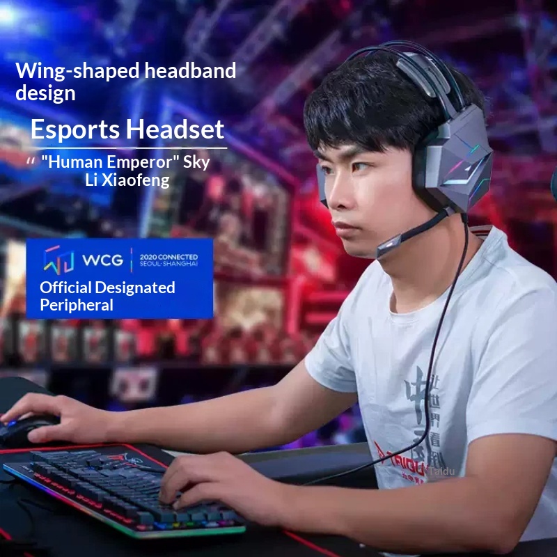 Taidu Ths306 Wired Gaming Head - Gaming Console Connect With Phone ulasan dan harga