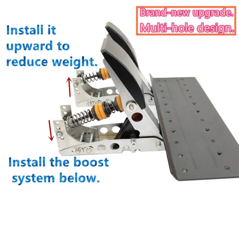 Sim Racing Pedal Damping Throt - Racing Pedal Set ulasan dan harga