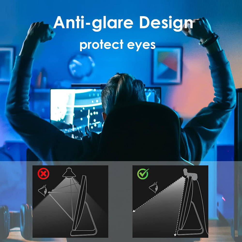 Wiscolor RGB LED Monitor Light - Led Gaming Light Strip ulasan dan harga