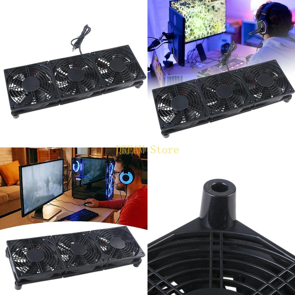 Three 120mm Oil Bearing USB Fa - Gaming Console For Sale ulasan dan harga