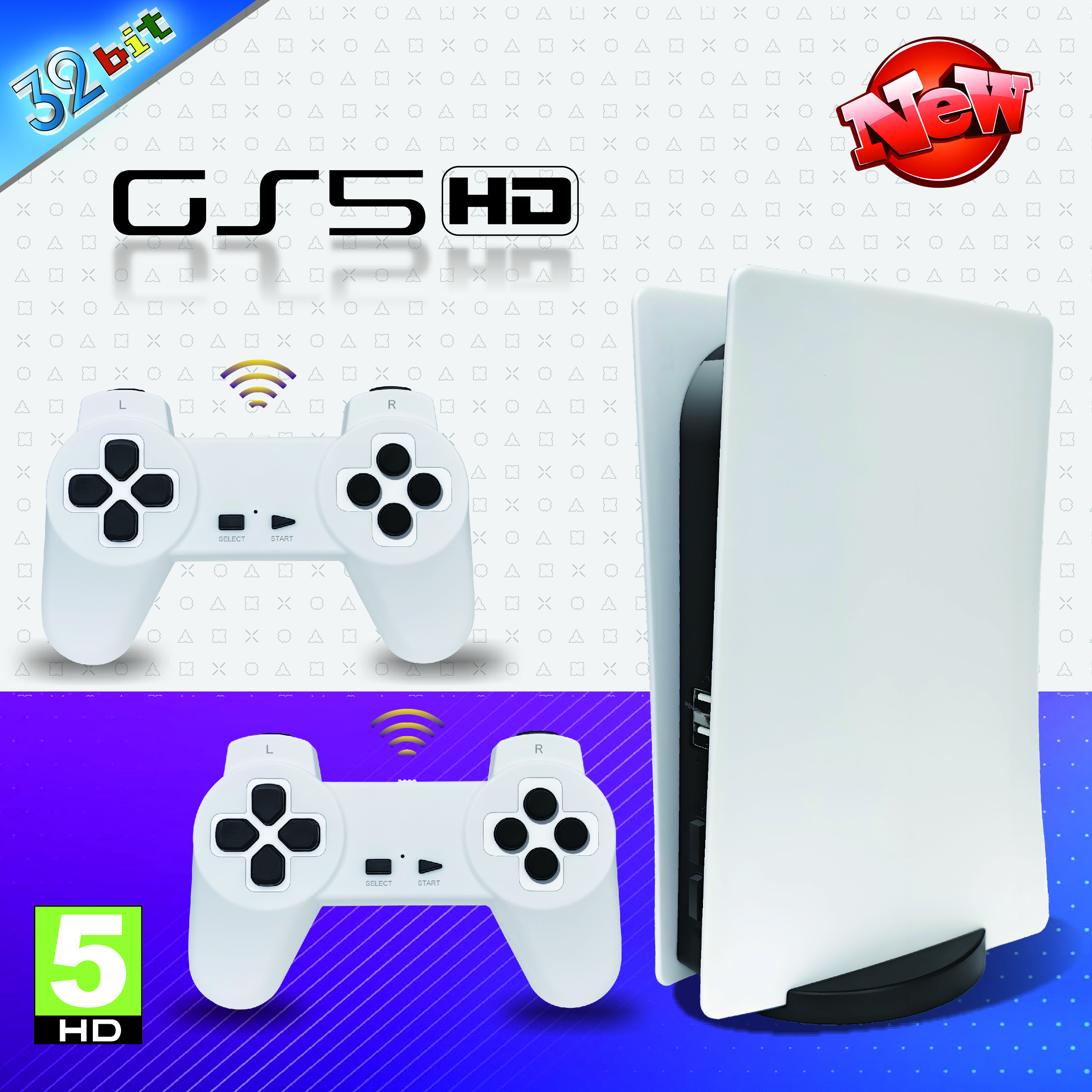 8G 32Bit GS5 Pro 4K HD Game St - Gaming Console Gs5 ulasan dan harga