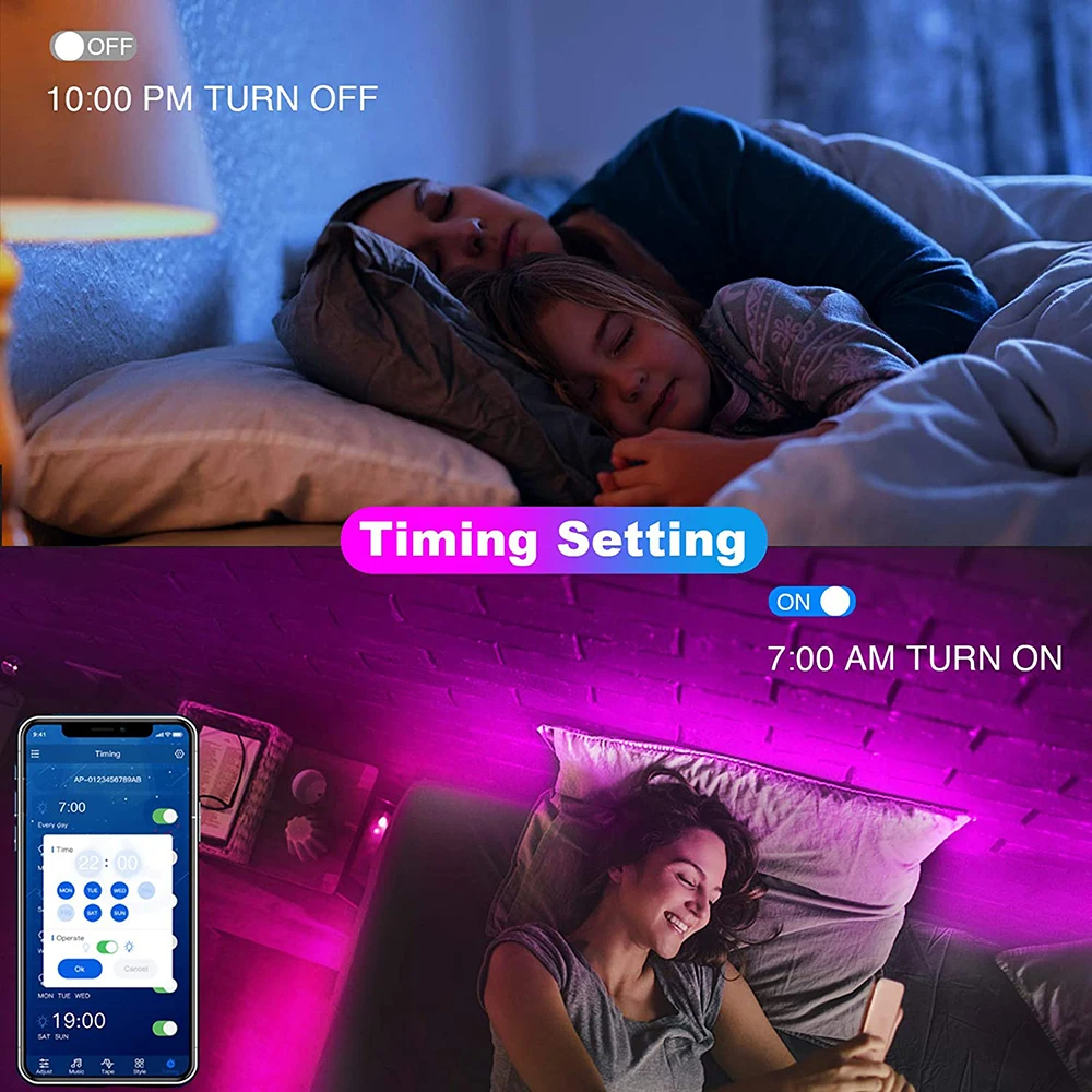 Bluetooth LED Lights Strip 505 - Led Gaming Light Strip ulasan dan harga