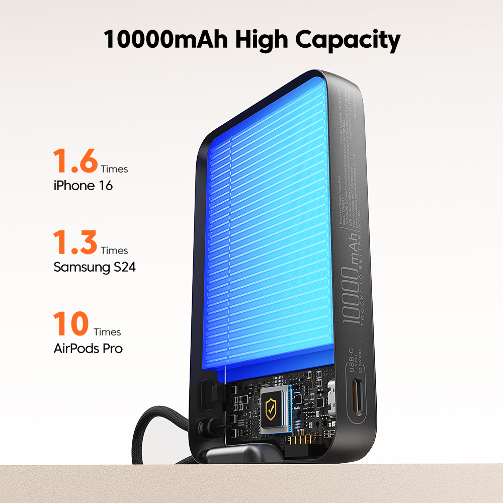 Toocki 10000mAh Magnetic Power - Gaming Console Power Bank ulasan dan harga