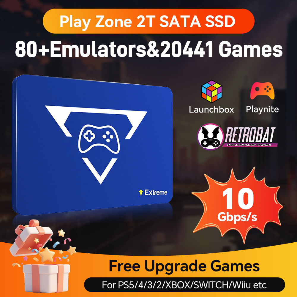 Play Zone 2T Retro Gaming SSD  - Gaming Console Game Zone ulasan dan harga