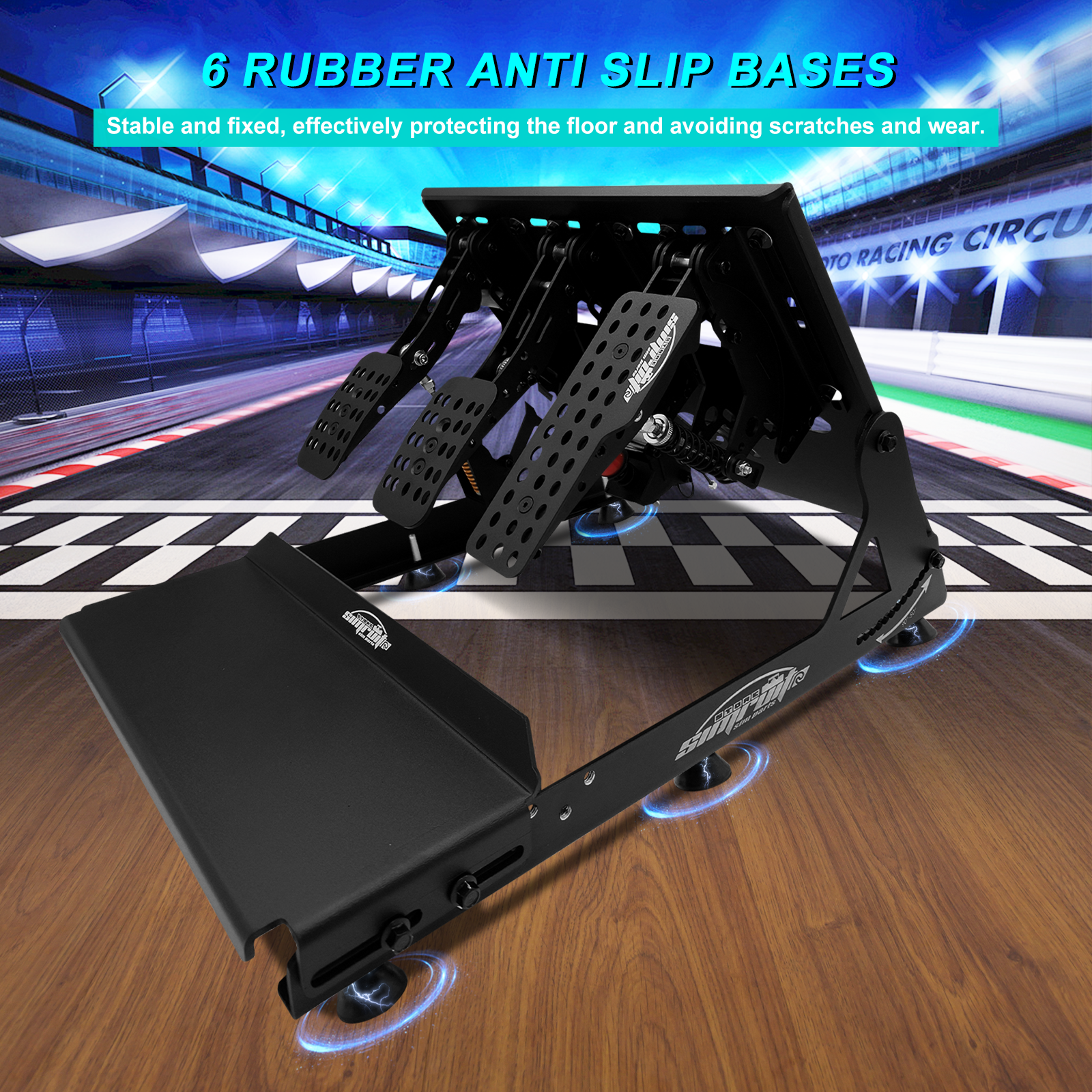 SimRuito Driving Simulator Ped - Racing Pedal Set ulasan dan harga