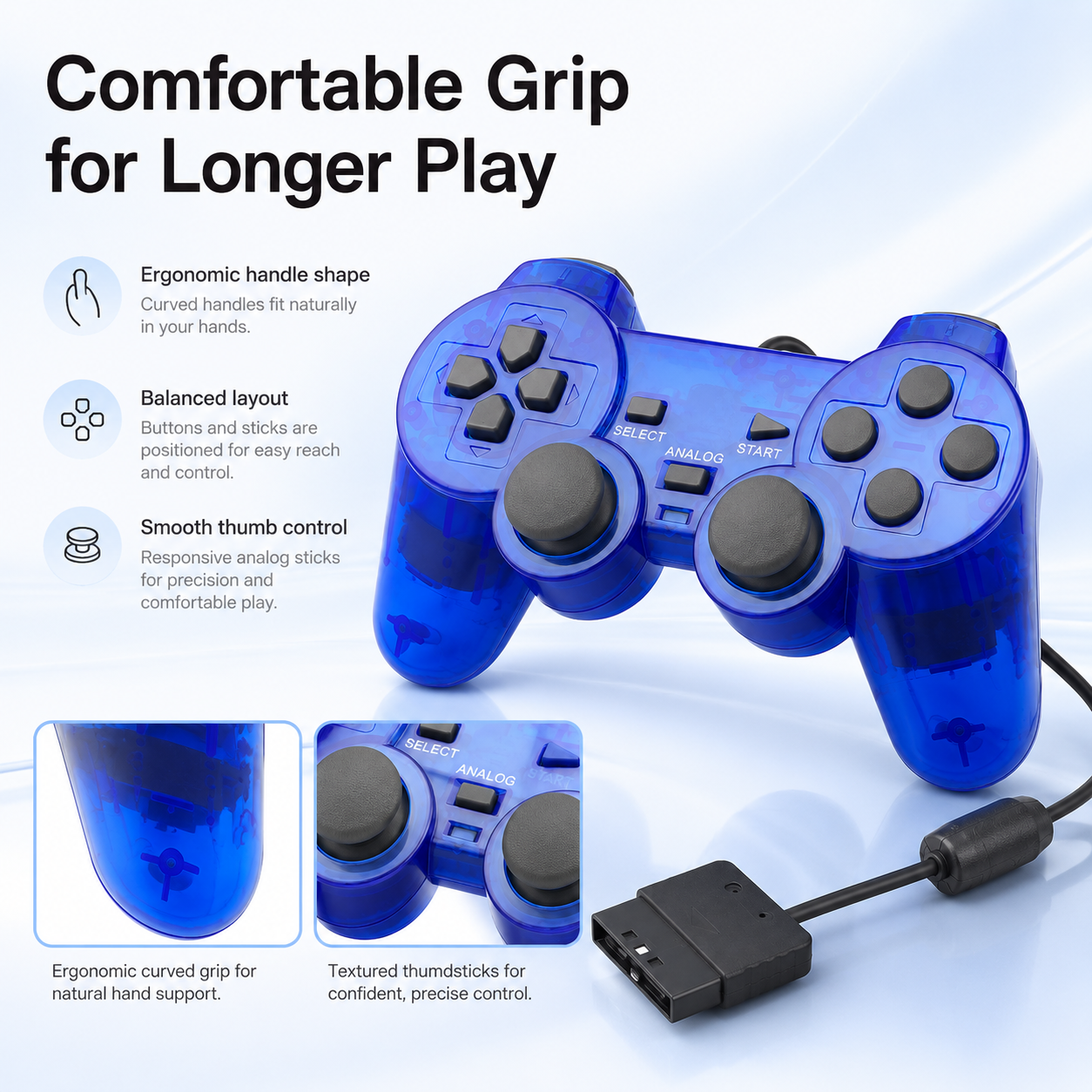 hot sale Gamepad Blue Game Con - Gaming Console For Sale ulasan dan harga