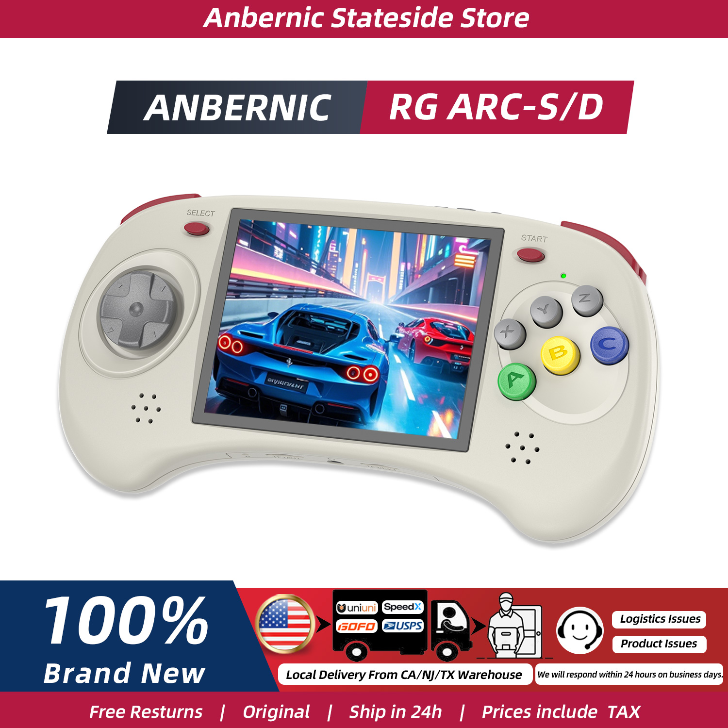 ANBERNIC RG ARC-D RG ARC-S Ret - Gaming Console Handheld Android ulasan dan harga
