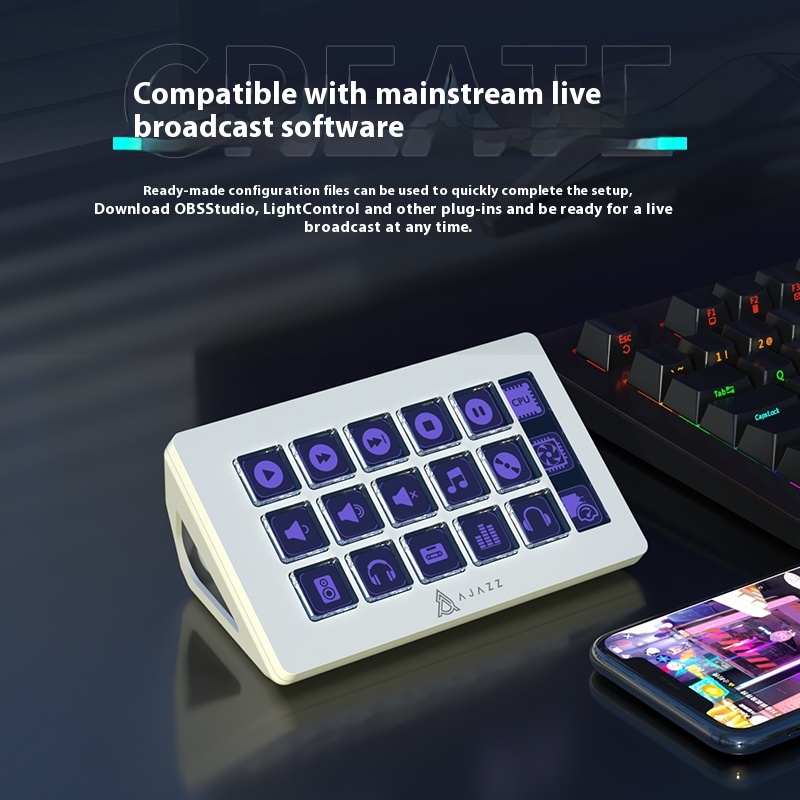 Ajazz AKP153/AKP03 Customized  - Gaming Console Keyboard ulasan dan harga