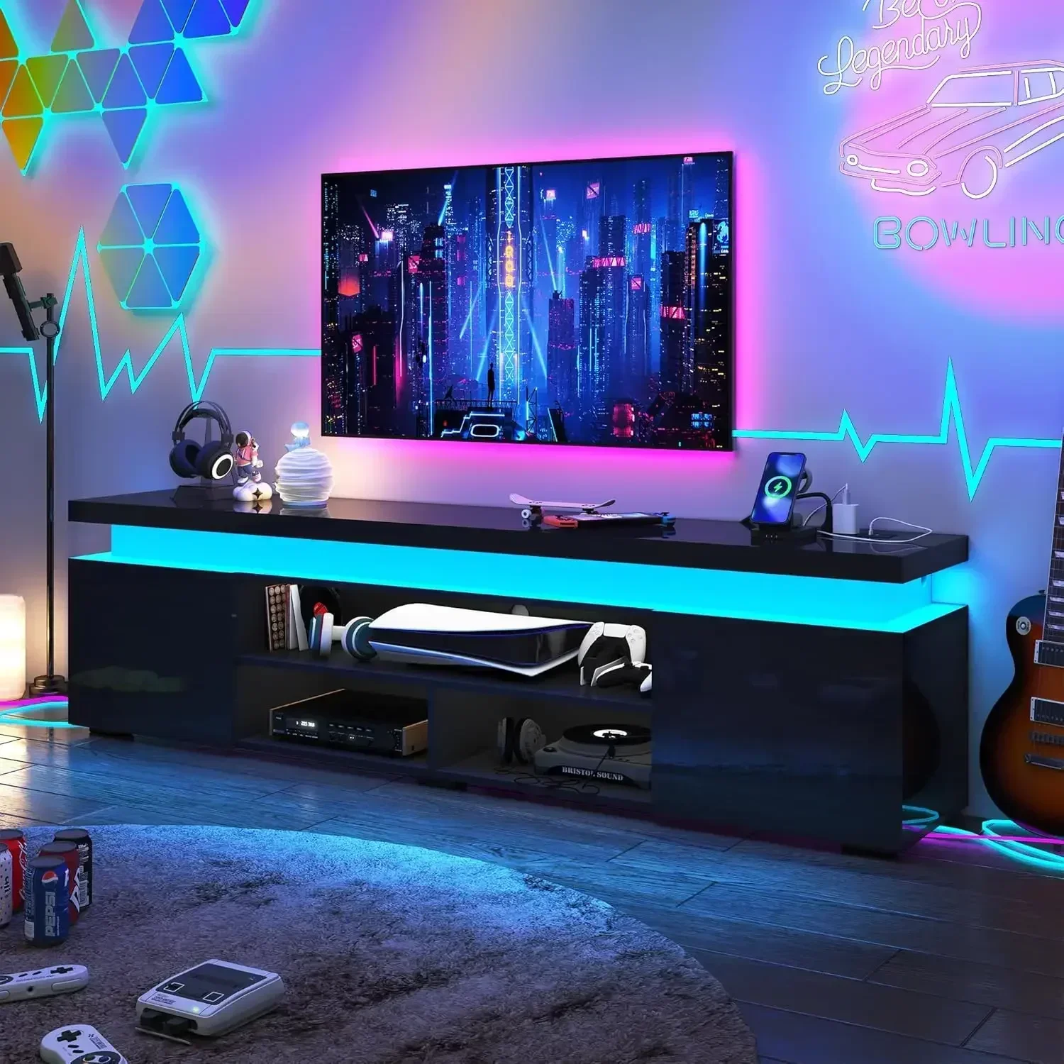XMSJ-Sale LED TV Stand for 95  - Gaming Console For Sale ulasan dan harga