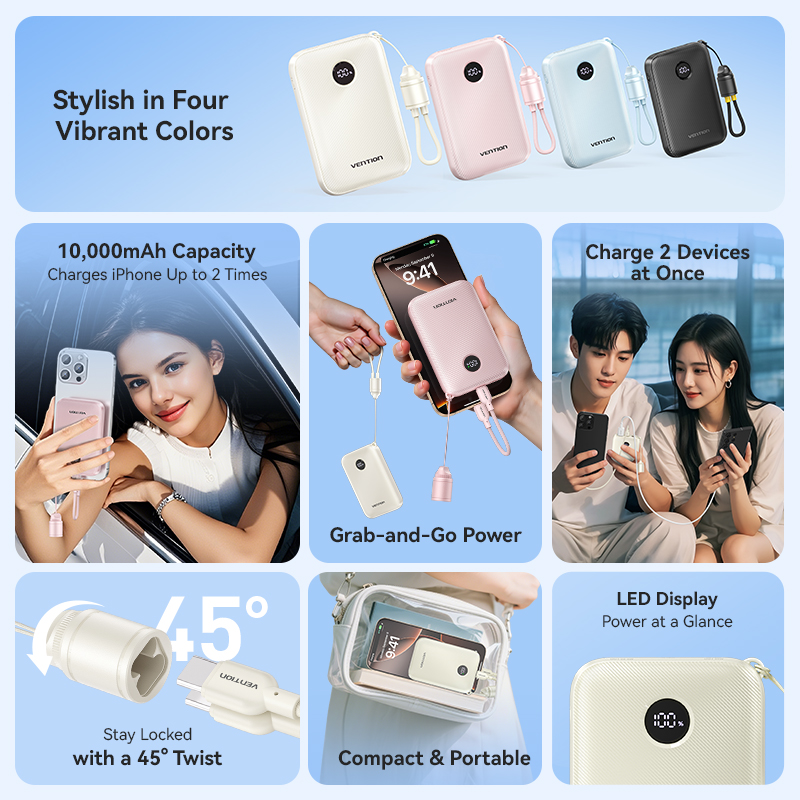 Vention Power Bank 10000mAh 22 - Gaming Console Power Bank ulasan dan harga