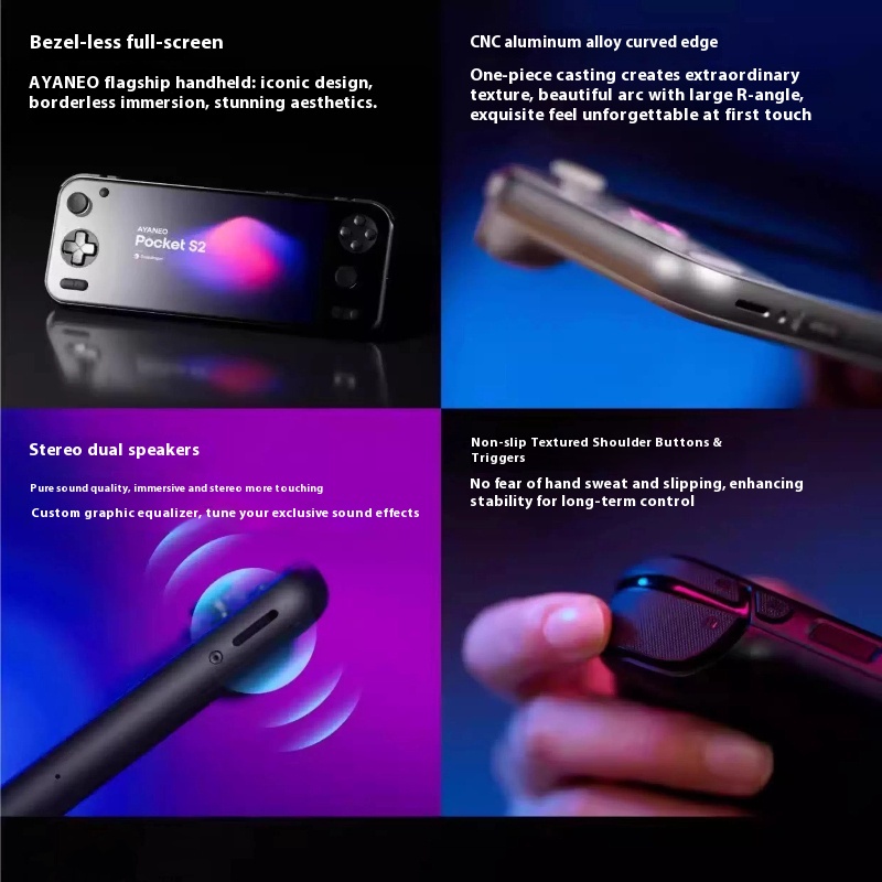 AYANEO Pocket S2 Pro Handheld  - Gaming Console Ayaneo ulasan dan harga