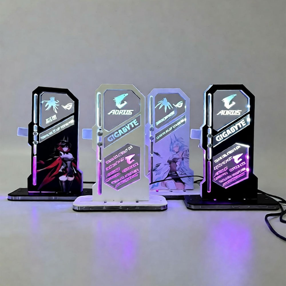 DIY Mirror VGA Holder ARGB Gam - Gaming Card Holder ulasan dan harga
