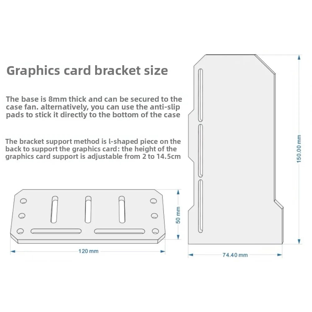 DIY Mirror VGA Holder ARGB Gam - Gaming Card Holder ulasan dan harga